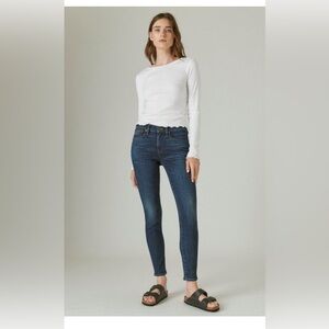 Lucky Brand Mid Rise Ava Skinny Jeans